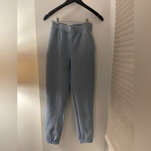 TNA joggers XS blue zip up pockets